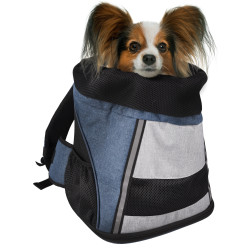 Flamingo Blue Timi dog carrier 34 x 25 x 37 H cm for dogs up to 7 kg carrying bags