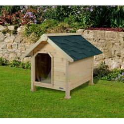 zolux Casetta per cani in legno chalet Grande dimensione esterna 101 x 94 cm H 94 cm ZO-400157 Casa del cane