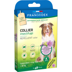 Francodex Collier Insectifuge 75 cm formule renforcée pour Chiens de plus de 20 kg collier antiparasitaire