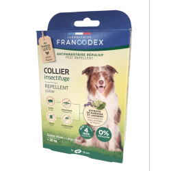 FR-175204 Francodex Collar repelente de insectos para perros de más de 20 kg. de longitud 72 cm. collar de control de plagas