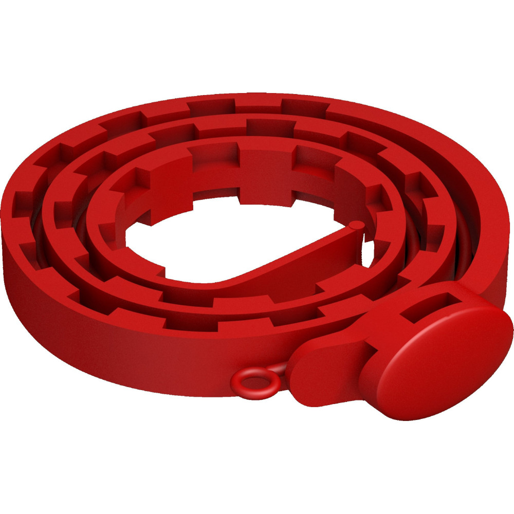 Francodex Collier Antiparasitaire Icaridine 60 cm rouge pour chien moins de 25 kg collier antiparasitaire
