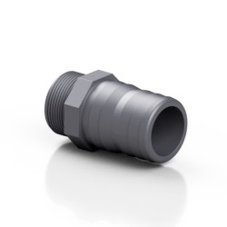 jardiboutique 1 inch 1/4 male threaded and 40/42 mm grooved fitting PVC PRESSURE FITTING