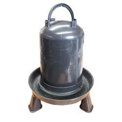 5 liter trog van gerecycled plastic op poten voor achtertuin Gasco GA-70181 Waterpoel