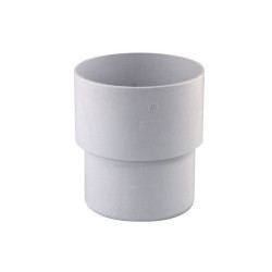 Interplast White PVC connecting sleeve for WC Plumbing