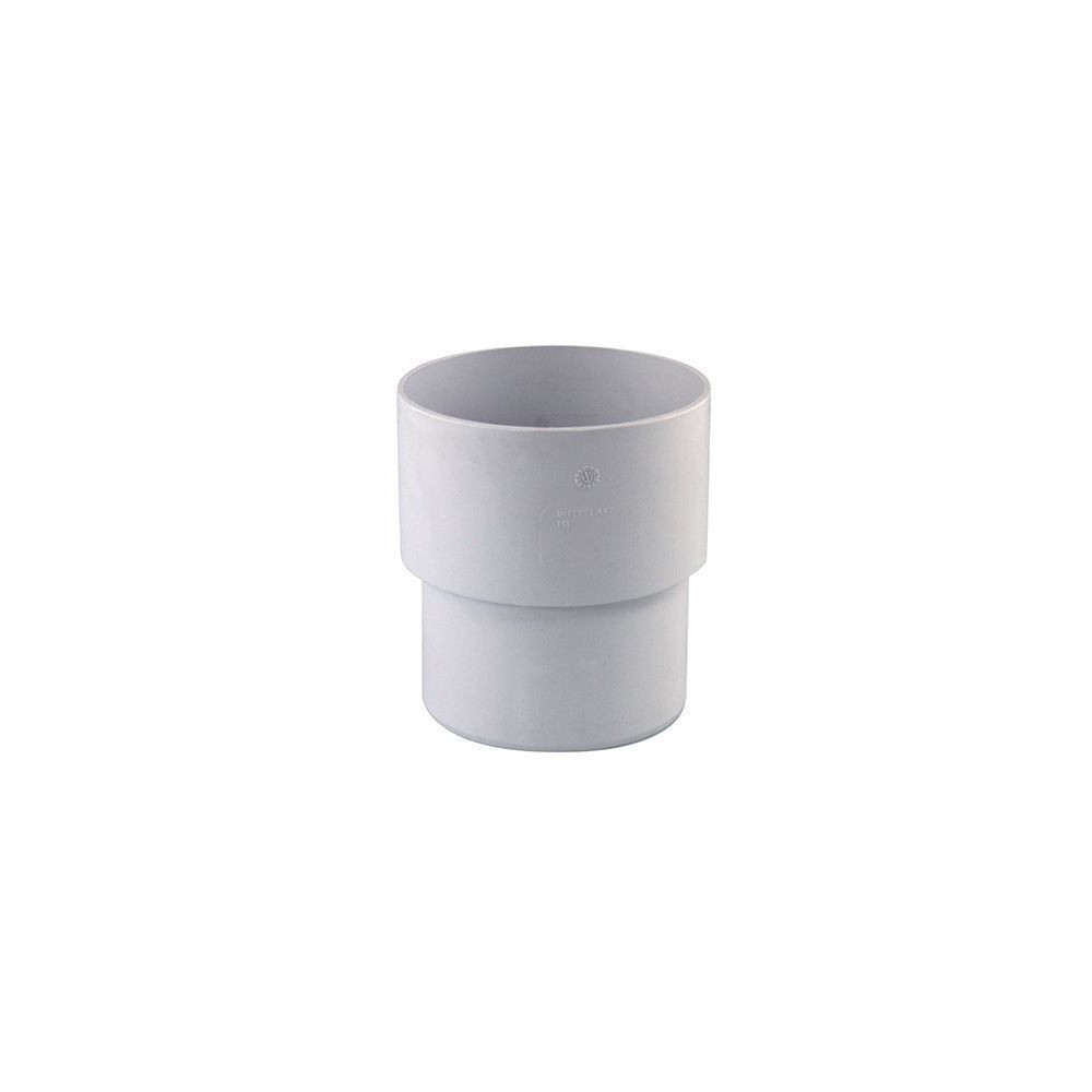 Interplast White PVC connecting sleeve for WC Manchon évacuation