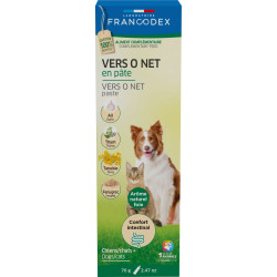 Francodex Vers O net pâte 70 g pour chien et chat antiparasitaire