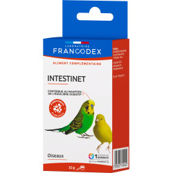 Francodex Intestinet hält die Verdauung im Gleichgewicht 10 g für Vögel FR-174042 Nahrungsergänzungsmittel