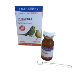 Intestinet mantém o equilíbrio digestivo 10 g para aves FR-174042 Suplemento alimentar