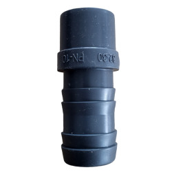 25 mm diameter mof met opgelijmd geribbeld uiteinde 30/32 mm Jardiboutique JB-5005014322530 aansluiting tuinslang