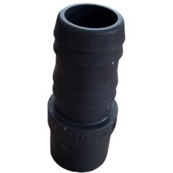 25 mm diameter mof met opgelijmd geribbeld uiteinde 30/32 mm jardiboutique JB-5005014322530 aansluiting tuinslang