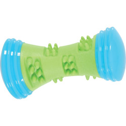 zolux Sunset Hantel-Spielzeug 15 cm grün für Hunde ZO-479112VER Quietschspielzeug für Hunde