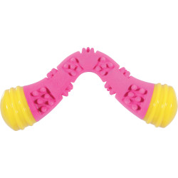 zolux Boomerang Sunset 23 cm rosa Hundespielzeug ZO-479113ROS Quietschspielzeug für Hunde