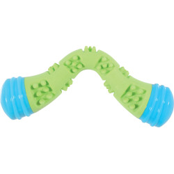 zolux Boomerang Sunset 23 cm green dog toy Squeaky toys for dogs