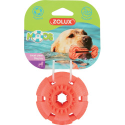 zolux Moos Ball Spielzeug ø8 cm TPR schwimmend orange für Hunde ZO-479090COR Bälle für Hunde