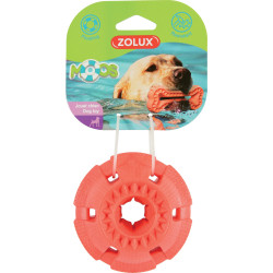 zolux Hundespielzeug Ball Moos ø 9.5 cm TPR schwimmend orange für Hunde ZO-479091COR Bälle für Hunde