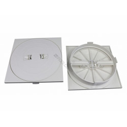 astralpool Round skimmer cover with clips and square frame ASTRAL Prestige 4402010510 Skimmer cover