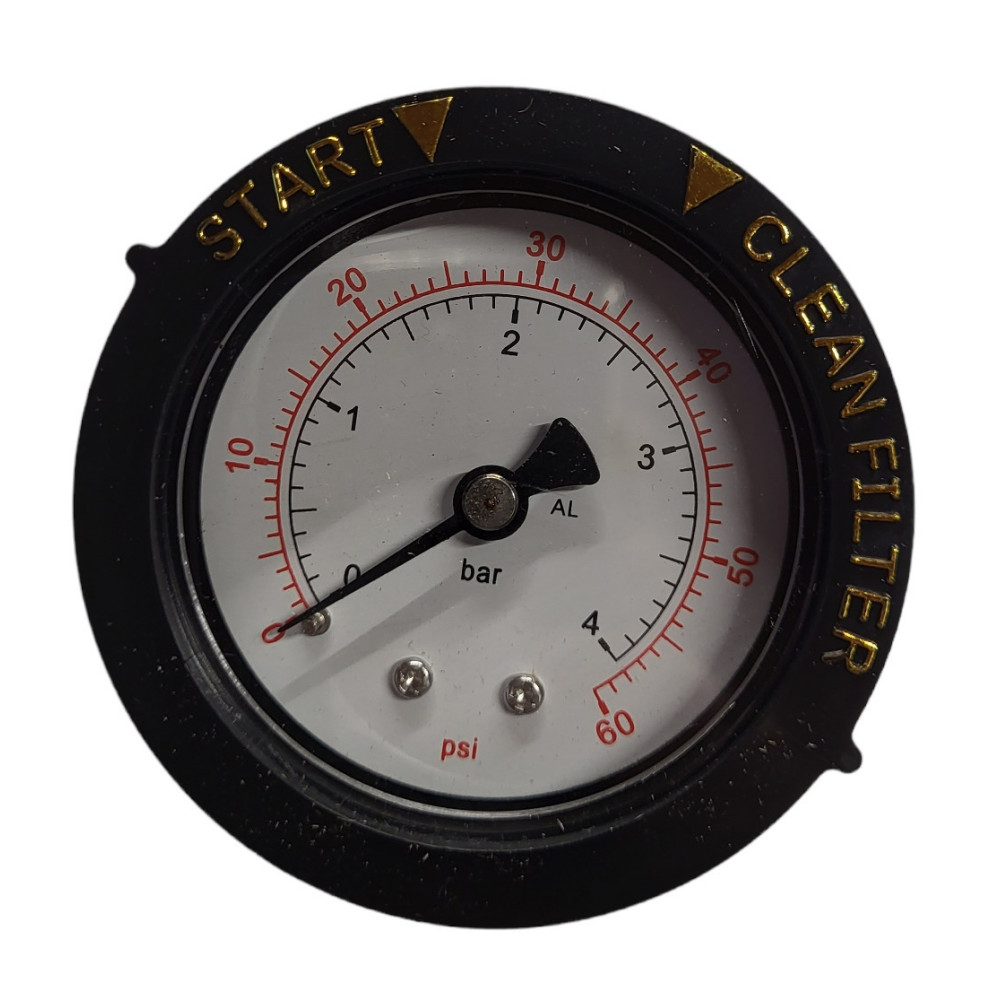 Manometer voor triton-filter-achteruitgang R152046 PENTAIR SC-PAC-051-0501 Drukmeter
