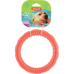 Brinquedo de anel flutuante Moos TPR ø 17 cm x 3 cm para cães ZO-479094COR Brinquedo de cão