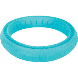 Brinquedo Moos TPR azul com anel flutuante ø 23 cm x 3 cm para cães ZO-479095BLE Brinquedo de cão