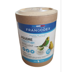 Francodex Polvere repellente per insetti 150g per uccelli FR-174074 Antiparasitaire oiseaux