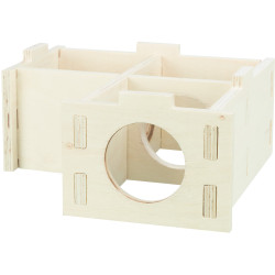 Trixie 3-chamber nesting house 25 x 10 x 25 cm for mice and hamsters Cage accessory