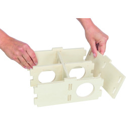 Trixie 4-chamber nesting house 25 x 10 x 25 cm for mice and hamsters Cage accessory
