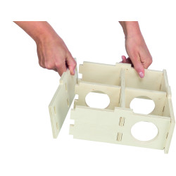 Trixie 4-chamber nesting house 25 x 10 x 25 cm for mice and hamsters Cage accessory