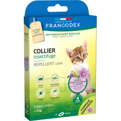 Vlooienband Insectenspray Kittens tot 2 kg Francodex FR-175480 Kat ongediertebestrijding