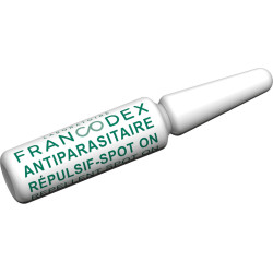Francodex 4 Pipettes Insectifuges pour Chatons moins de 2 kg formule renforcée Antiparasitaire chat