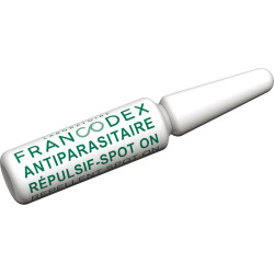 Francodex 4 Pipette di repellente per insetti per cani di oltre 20 kg formula rinforzata FR-175489 Pipette per pesticidi