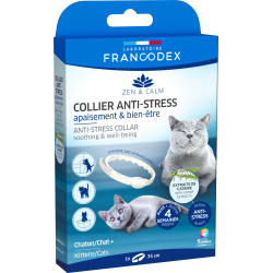FR-175320 Francodex Collar antiestrés para calmar y reconfortar a gatitos y gatos Comportamiento