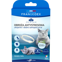 Francodex Collier Anti-Stress apaisement et bien-être pour chatons et chats Comportement