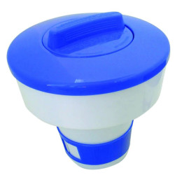 Jardiboutique Large Plastic Floating Chlorine or Bromine Dispenser 17.5 CM for Pebble Diffuser
