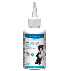 Francodex Lozione detergente per la cura delle orecchie 125 ml per cuccioli e gattini FR-172181 Cura delle orecchie del cane