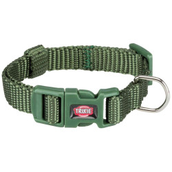 Trixie Size S collar with green anti-pull buckle. Necklace