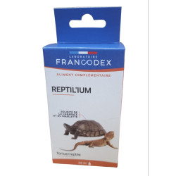 FR-174053 Francodex Reptil'ium 24 ml refuerzo caparazón y esqueleto para tortugas y reptiles Alimentos