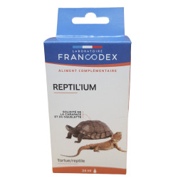 Reptil'ium 24 ml para fortalecer a carapaça e o esqueleto de tartarugas e répteis FR-174053 Alimentação