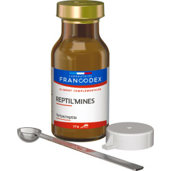 Francodex Reptil'mines 15 g di vitamine per rettili e tartarughe FR-174054 Cibo