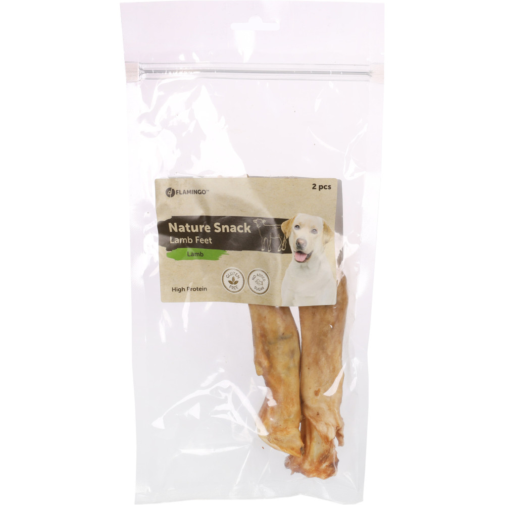 Flamingo Natural lamb's trotter 150 g for dogs Chewable candy