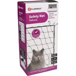 Flamingo Sekura Black cat safety net 4 x 3 meters Security