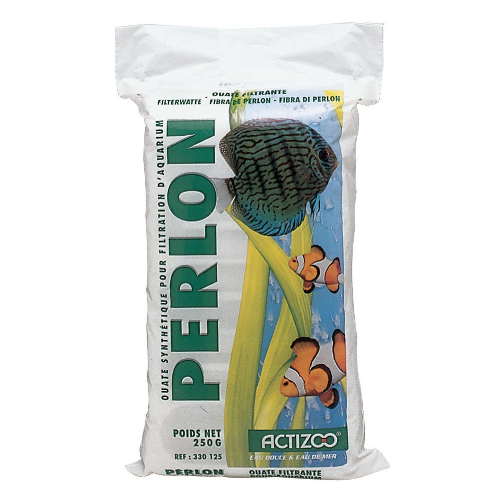 zolux Ovatta sintetica PERLON per il filtraggio dell'acquario sacchetto da 250 g ZO-330125 Supporti filtranti, accessori
