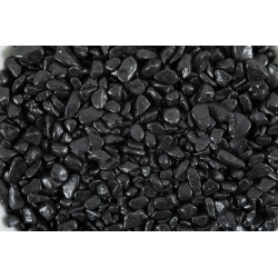 Aqua Sand ekaï cascalho preto 5-12 mm 1 kg saco para aquário ZO-346416 Solos, substratos