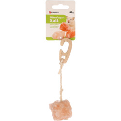 Flamingo Himalaya salt stone 60 g approx. 4 x 6 cm for rodents Snacks and supplements