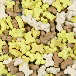 Crunch Biscuit com sabor a baunilha 500 g para cães FL-501459 Guloseimas para cães