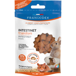 Francodex Friandises Intestinet 50 g pour lapins et rongeurs Snacks et complément