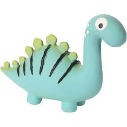 Flamingo Hundespielzeug Grüner Dinosaurier aus Latex Höhe 13.5 cm FL-522783 Quietschspielzeug für Hunde
