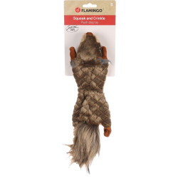 Flamingo Brown squirrel toy 11 x 34 x 3cm for dog Plush for dog