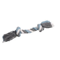 Corda de brinquedo com 2 nós azuis ø 9 cm x 40 cm XL para cães FL-522705 Jogos de cordas para cães