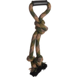 Flamingo 50 cm Camouflage 3-Knot Rope Pull Toy for Dogs Ropes for dogs