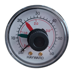 NPT Manómetro de metal Hayward ECX2712B1 SC-HAY-061-4087 Medidor de pressão